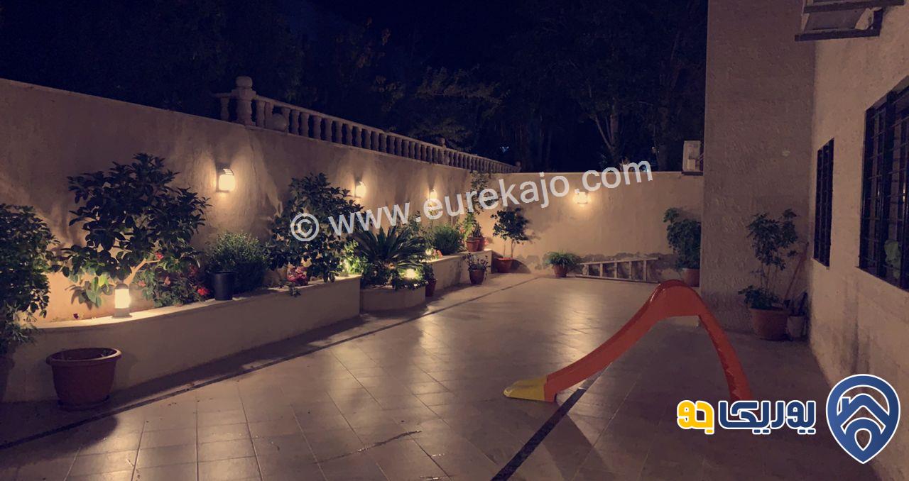 شقة سوبر ديلوكس طابق أرضي مساحة 135م مع ترس خارجي 120م للبيع في مرج الحمام