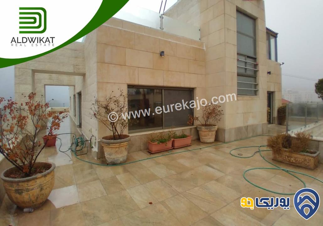 روف مميز للبيع في دابوق مساحة البناء 270 م مساحة الترس 130 م