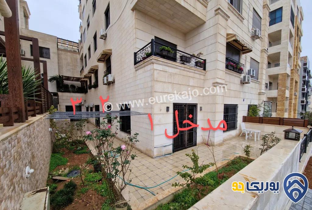 شقة سوبر ديلوكس طابق أرضي مساحة 250م ومساحة خارجية 160م للبيع في دير غبار