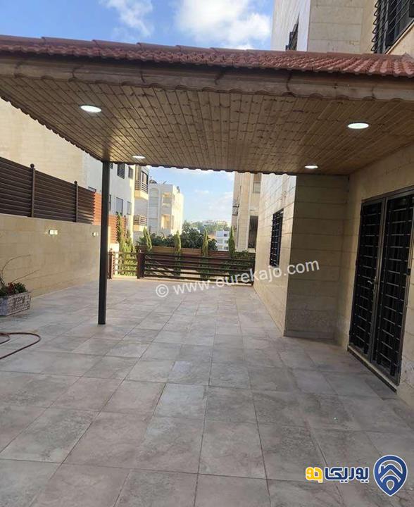 شقة سوبر ديلوكس طابق أرضي مساحة 181م مع مساحة خارجية 400م للبيع ضاحية النخيل 
